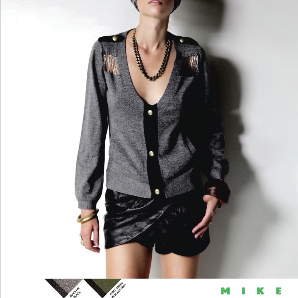 Mike Gonzalez Merino Wool Cardigan